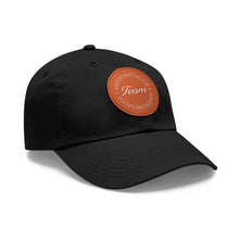 Load image into Gallery viewer, Team Awesomesauce Dad Hat with Leather Patch (Round)