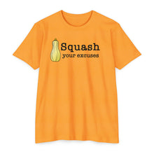 Load image into Gallery viewer, Squash Your Excuses Motivational Unisex CVC Jersey T-shirt