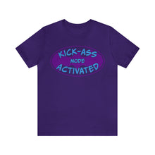 Load image into Gallery viewer, Kick Ass Mode Activated Fu@K Thyroid Cancer Unisex Jersey Short Sleeve Tee