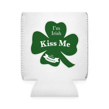 Load image into Gallery viewer, Kiss Me Im Irish Feeling Lucky St Pattys Can Cooler Sleeve
