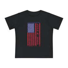 Load image into Gallery viewer, Independence Day July 4 2025 USA Flag Baby Short Sleeve T-Shirt