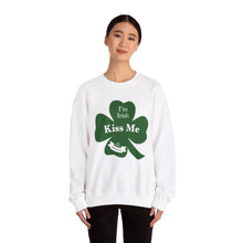 Load image into Gallery viewer, Kiss Me I’m Irish St Patrick’s Day Unisex Heavy Blend™ Crewneck Sweatshirt