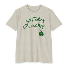 Load image into Gallery viewer, Feeling Lucky St Patricks Day Unisex CVC Jersey T-shirt