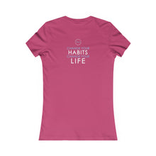 Load image into Gallery viewer, Team Platinum 2023 conference change your habits change your life Women's Favorite Tee