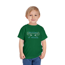 Load image into Gallery viewer, Team Platinum 2023 conference muscle heart barbell change your habits change your life in training Toddler Short Sleeve Tee