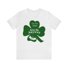 Load image into Gallery viewer, St. Patricks Day 2024 I am Not Irish Kiss Me Anyway Unisex Softstyle T-Shirt