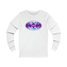 Load image into Gallery viewer, Kick Ass Mode Activated F Cancer Unisex Jersey Long Sleeve Tee