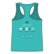 Load image into Gallery viewer, Metabolic Health Coach Racerback Tank — Team Platinum Fitness Top