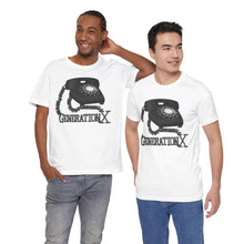 Load image into Gallery viewer, Generation X Rotary Phone Unisex Jersey Short Sleeve Tee