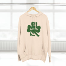 Load image into Gallery viewer, I’m Irish Kiss Me St Patricks Day Three-Panel Fleece Hoodie
