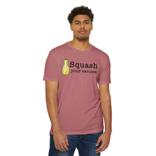 Load image into Gallery viewer, Squash Your Excuses Motivational Unisex CVC Jersey T-shirt