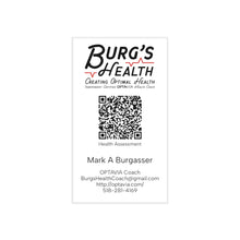 Load image into Gallery viewer, Burgs Health QR Code Business Cards