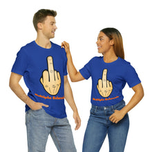 Load image into Gallery viewer, MS Middle Finger Unisex Jersey Crew Neck T-shirt