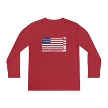 Load image into Gallery viewer, Future Health Coach Dry Fit Youth Long Sleeve Competitor Tee