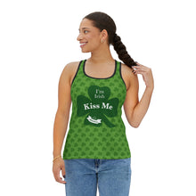Load image into Gallery viewer, Kiss Me Im Irish Green Women's Tank Top