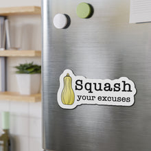 Load image into Gallery viewer, Squash Your Excuses Die-Cut Magnets