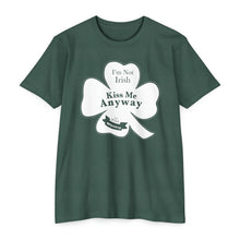 Load image into Gallery viewer, Kiss Me Anyway St Patricks Day Unisex CVC Jersey T-shirt