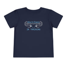 Load image into Gallery viewer, Team Platinum 2023 conference muscle heart barbell discipline equals freedom in training Toddler Short Sleeve Tee