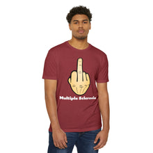 Load image into Gallery viewer, Middle Finger Multiple Sclerosis Unisex CVC Jersey T-shirt