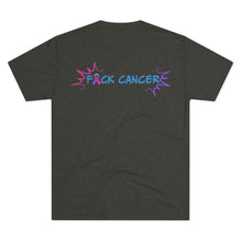 Load image into Gallery viewer, Kick Ass Mode Activated F Cancer Unisex Tri-Blend Crew Tee