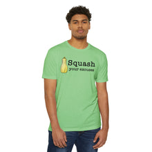 Load image into Gallery viewer, Squash Your Excuses Motivational Unisex CVC Jersey T-shirt