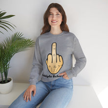 Load image into Gallery viewer, Middle Finger Multiple Sclerosis Unisex Heavy Blend™ Crewneck Sweatshirt