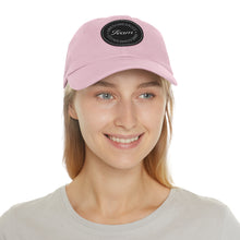Load image into Gallery viewer, Team Awesomesauce Dad Hat with Leather Patch (Round)