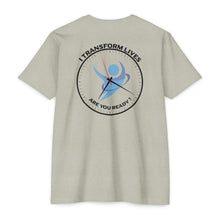 Load image into Gallery viewer, Jetstream Health Coach I Transform Lives Are You Ready Motivational Unisex CVC Jersey T-shirt