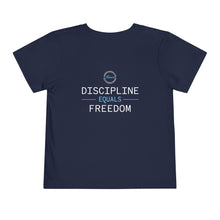 Load image into Gallery viewer, Team Platinum 2023 conference heartbeat discipline equals freedom in training Toddler Short Sleeve Tee