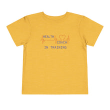 Load image into Gallery viewer, Health Coach in Training heartbeat Toddler Short Sleeve Tee