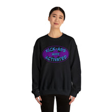Load image into Gallery viewer, Kick Ass Mode Activated F Cancer Unisex Heavy Blend™ Crewneck Sweatshirt