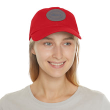 Load image into Gallery viewer, Team Awesomesauce Dad Hat with Leather Patch (Round)