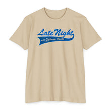 Load image into Gallery viewer, Late Night with Jetstream Health Coaching Motivational Unisex CVC Jersey T-shirt