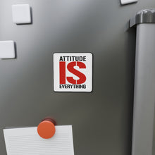 Load image into Gallery viewer, Attitude IS Everything red black Die-Cut Magnets