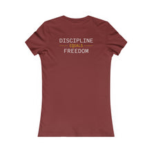 Load image into Gallery viewer, Health Coach heartbeat discipline equals freedom Women's Favorite Tee