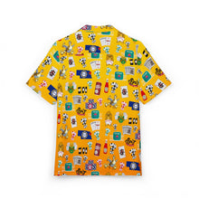 Load image into Gallery viewer, What’s Wild Fun Tropical Print Unisex Hawaiian Button-Down Shirt for Summer Vibes