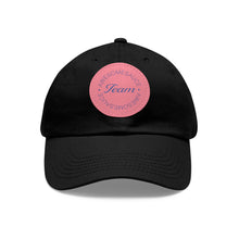Load image into Gallery viewer, Team Awesomesauce Dad Hat with Leather Patch (Round)