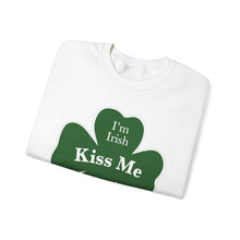 Load image into Gallery viewer, Kiss Me I’m Irish St Patrick’s Day Unisex Heavy Blend™ Crewneck Sweatshirt