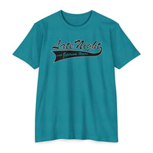 Load image into Gallery viewer, Late Night with Jetstream Health Coaching Motivational Unisex CVC Jersey T-shirt
