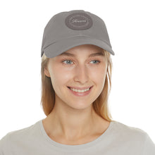 Load image into Gallery viewer, Team Awesomesauce Dad Hat with Leather Patch (Round)