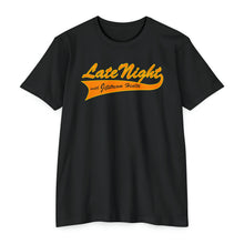 Load image into Gallery viewer, Late Night with Jetstream Health Coaching Motivational Unisex CVC Jersey T-shirt