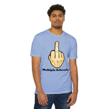 Load image into Gallery viewer, Middle Finger Multiple Sclerosis Unisex CVC Jersey T-shirt