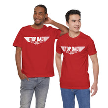 Load image into Gallery viewer, Top Dad Best Dad Ever Fathers Day Jersey Short Sleeve Tee