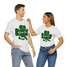 Load image into Gallery viewer, St. Patricks Day 2024 Kiss Me I am Irish Unisex Softstyle T-Shirt