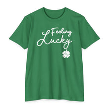 Load image into Gallery viewer, Feeling Lucky St Patricks Day Unisex CVC Jersey T-shirt