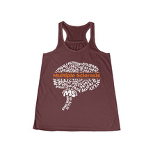 Load image into Gallery viewer, Multiple Sclerosis It’s All In Your Head Women's Flowy Racerback Tank