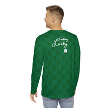 Load image into Gallery viewer, Kiss Me Im Irish St Pattys Day Men's Long Sleeve Shirt (AOP)