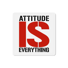 Load image into Gallery viewer, Attitude IS Everything red black Die-Cut Magnets