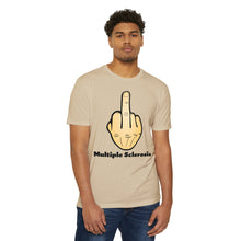 Load image into Gallery viewer, Middle Finger Multiple Sclerosis Unisex CVC Jersey T-shirt