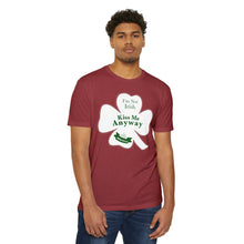 Load image into Gallery viewer, I’m Not Irish Kiss Me Anyway St Patricks Day Unisex CVC Jersey T-shirt